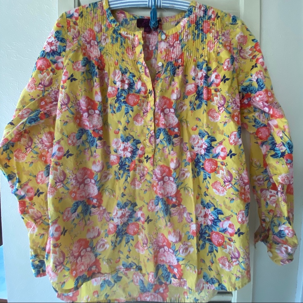 J. Crew Liberty Pop Over Shirt